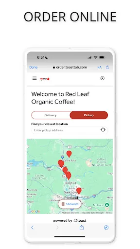 Red Leaf Organic Coffee screenshot 3