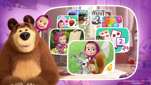 Маша и медведь: обучающие игры screenshot 1