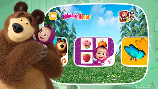Маша и медведь: обучающие игры screenshot 2