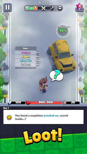 Bagbound Hero – RPG Mochila screenshot 1