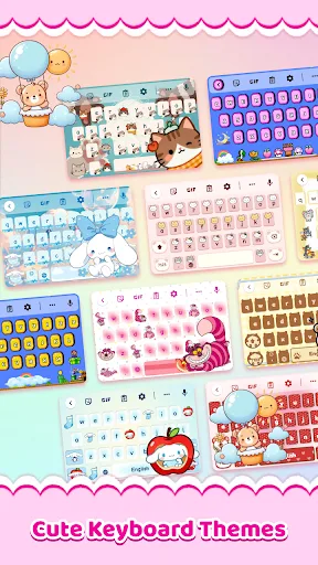 Cute Keyboard: Teclado Emoji screenshot 1