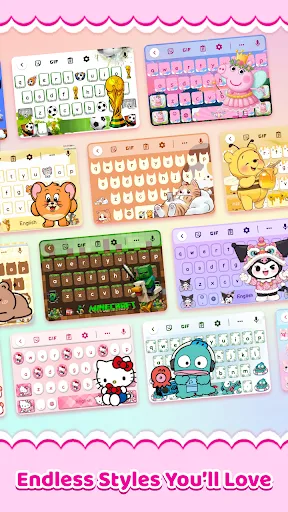Cute Keyboard: Teclado Emoji screenshot 2