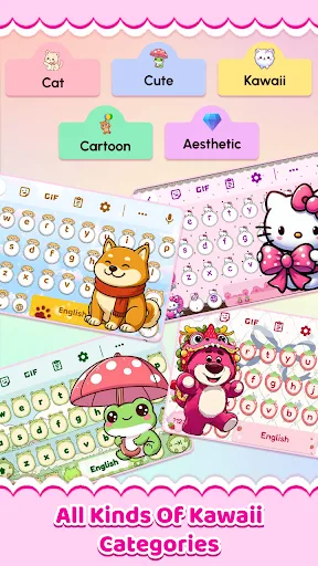 Cute Keyboard: Teclado Emoji screenshot 4