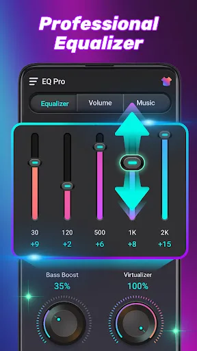 EQ Pro - Equalizer & Volume screenshot 1