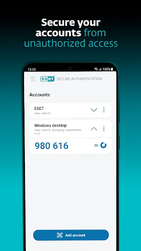 ESET Secure Authentication screenshot 2