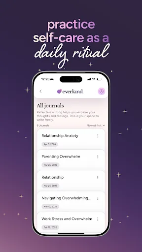 everkind: wellness journal app screenshot 4