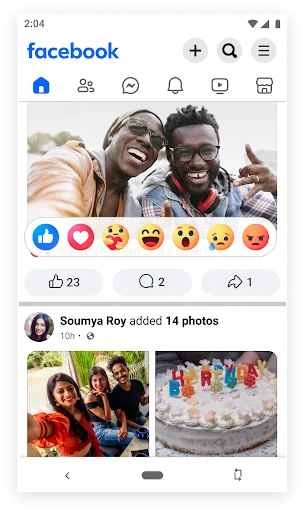 Facebook Lite screenshot 2