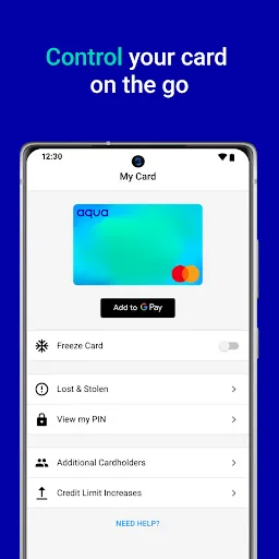Aqua credit card screenshot 5
