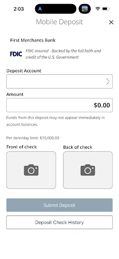 First Merchants Mobile App screenshot 5