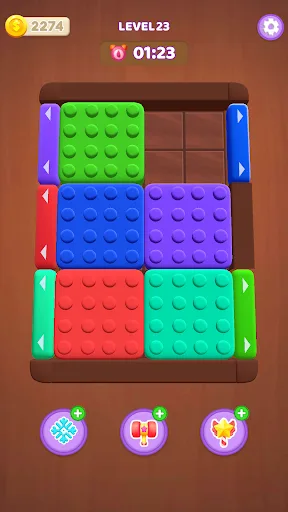 Fit Bock 3D: Взрыв Цветов Джем screenshot 1