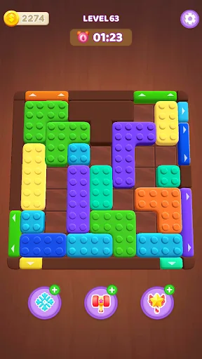 Fit Bock 3D: Взрыв Цветов Джем screenshot 2