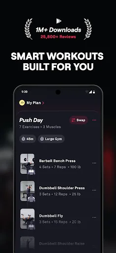 Fitbod: Rutinas Personalizadas screenshot 1