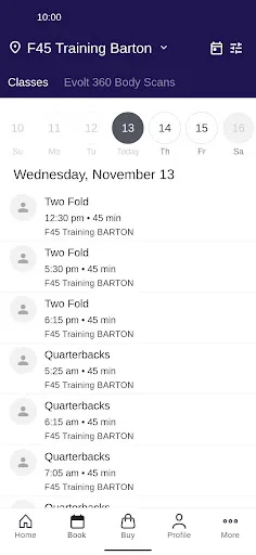 Mindbody x F45 screenshot 2