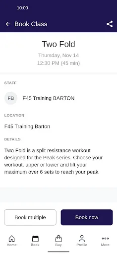 Mindbody x F45 screenshot 3