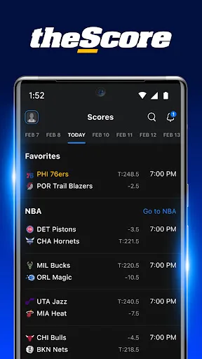 theScore: Sports News & Scores screenshot 1