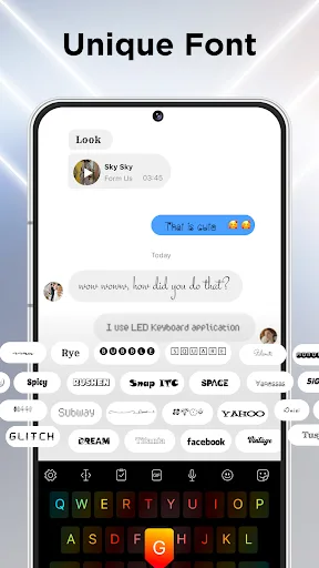 Світлодіодна клавіатура screenshot 3