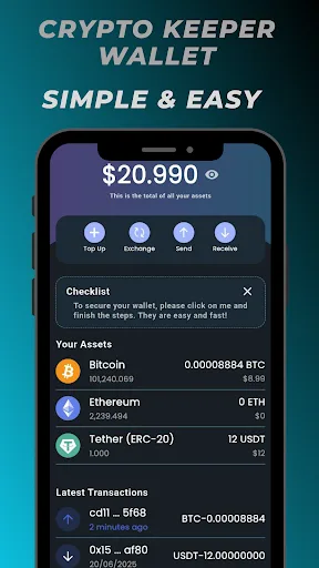 Bitcoin Wallet : BTC & Crypto screenshot 1