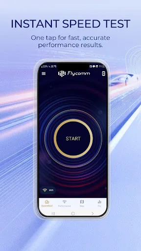 Internet Speed Test by Flycomm screenshot 1
