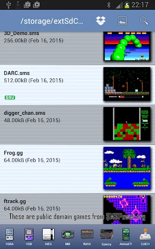 MasterGear - SMS/GG Emulator screenshot 2