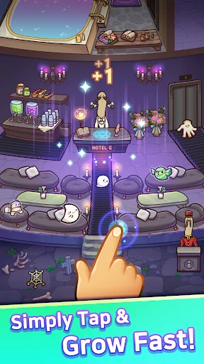 Idle Ghost Hotel - Cozy Games screenshot 2