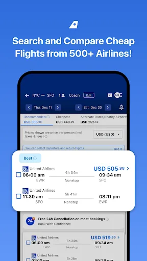 CheapOair: Ofertas de vuelos screenshot 2