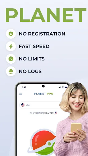 Planet VPN рабочий ВПН ПЛАНЕТА screenshot 1