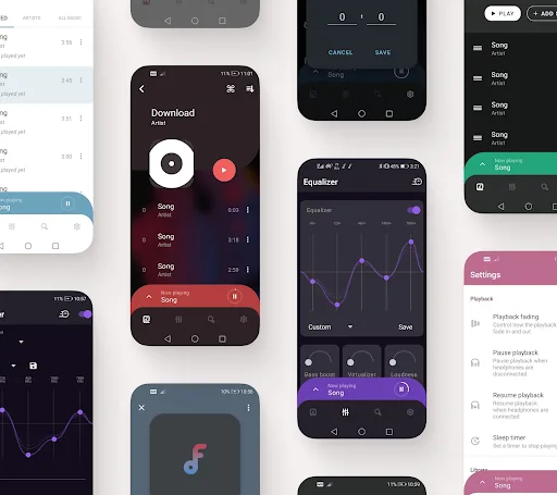 Frolomuse: MP3 Music Player screenshot 1