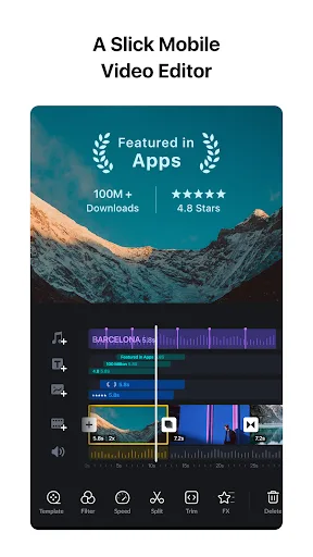 VN - AI Video Editor screenshot 1
