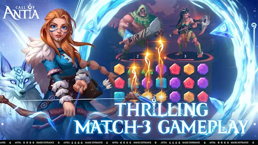 Call of Antia: Match 3 RPG screenshot 1