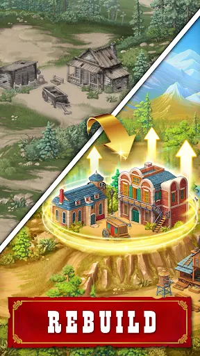 Jewels of Wild West: Combina 3 screenshot 2