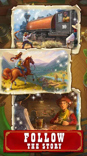 Jewels of Wild West: Combina 3 screenshot 4