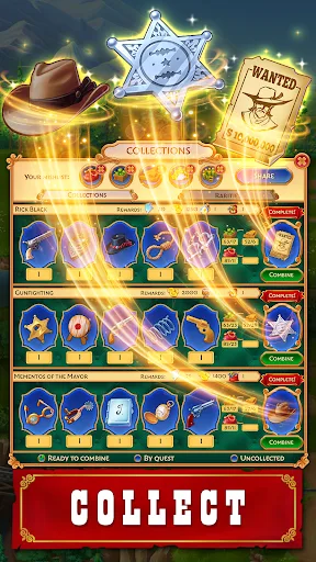 Jewels of Wild West: Combina 3 screenshot 5