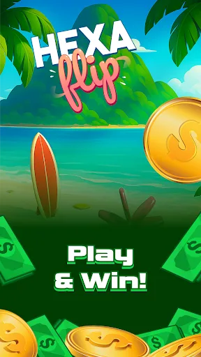 Hexa Flip: Gana dinero jugando screenshot 1
