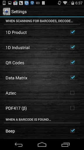 Escáner de código de barras QR screenshot 4