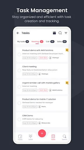 Getlead CRM screenshot 3