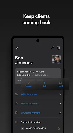 Commander: Barbershop mgmt sys screenshot 4