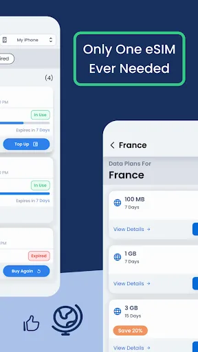 eSIM & Cellular Plans : GigSky screenshot 3