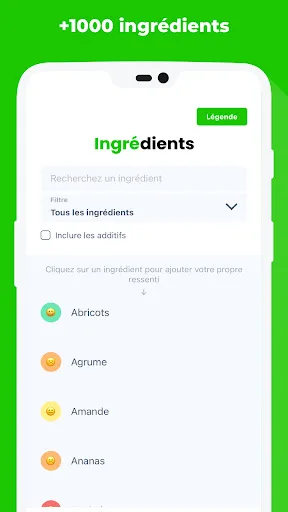 Histamine intolérance scanner screenshot 1