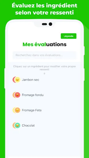 Histamine intolérance scanner screenshot 3