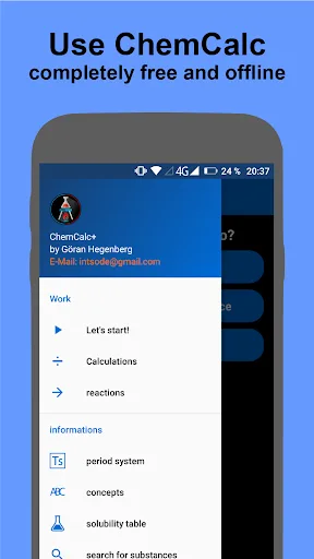 ChemCalc+ Chemistry Calculator screenshot 1