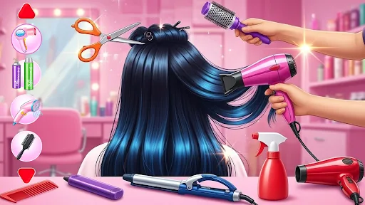 juegos de niñas-trenza peinado screenshot 1