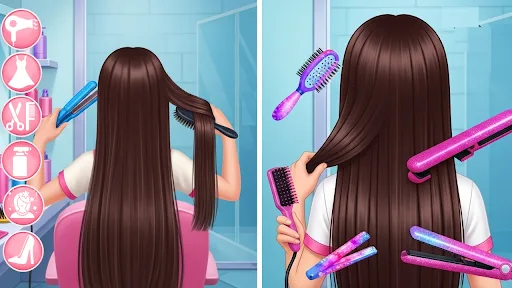 juegos de niñas-trenza peinado screenshot 2