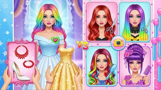 juegos de niñas-trenza peinado screenshot 5