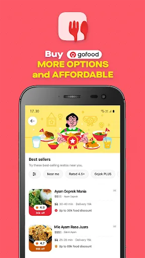 Gojek - Transportasi & Makanan screenshot 3