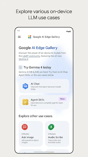 Google AI Edge Gallery screenshot 1