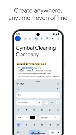 Google Документи screenshot 4