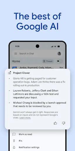 Google Chat screenshot 2