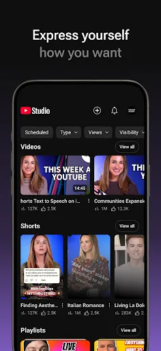 YouTube Студія screenshot 3