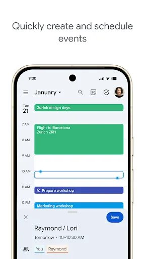 Календар Google screenshot 2
