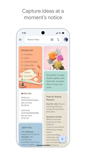 Google Keep – нотатки й списки screenshot 1